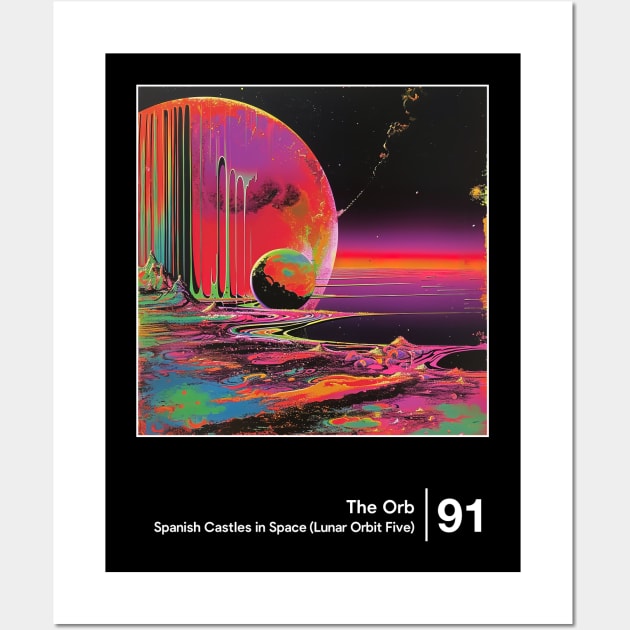The Orb / Minimal Style Sci-Fi Graphic Artwork Wall Art by saudade
